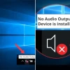 Bí ẩn lỗi 'No Audio Output Device Is Installed' và cách khắc phục triệt để năm 2026