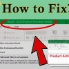 Cách sửa file Excel bị lỗi Product Activation Failed Tức Thì
