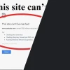 Làm sao Sửa lỗi This Site Can't Be Reached Hiệu Quả 2026