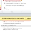 Sửa lỗi Automatic Update of Links has been Disabled Nhanh Chóng