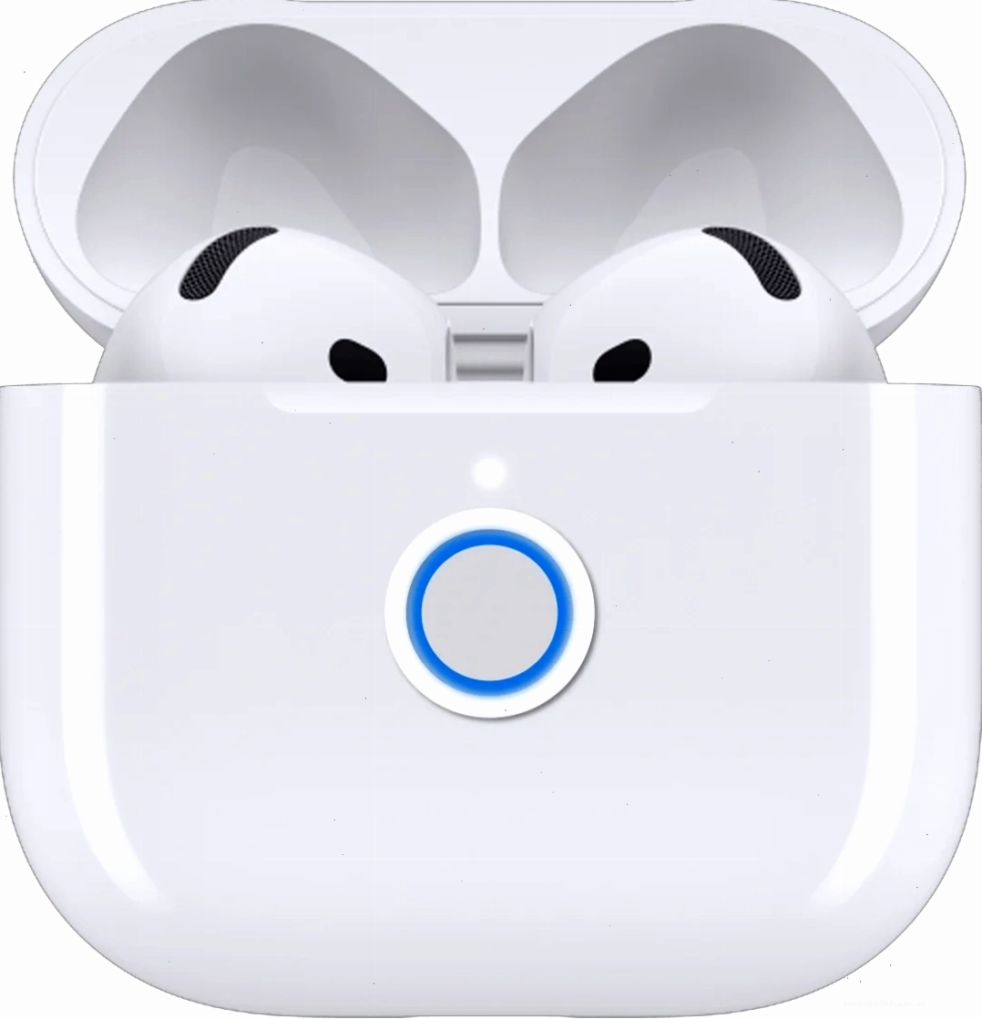 AirPods 4 trong hộp sạc mở nắp