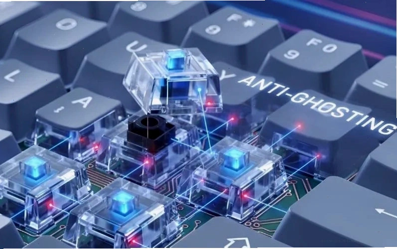 Anti-ghosting tối ưu xử lý tín hiệu để nhận nhiều phím cùng lúc chính xác và ổn định hơn