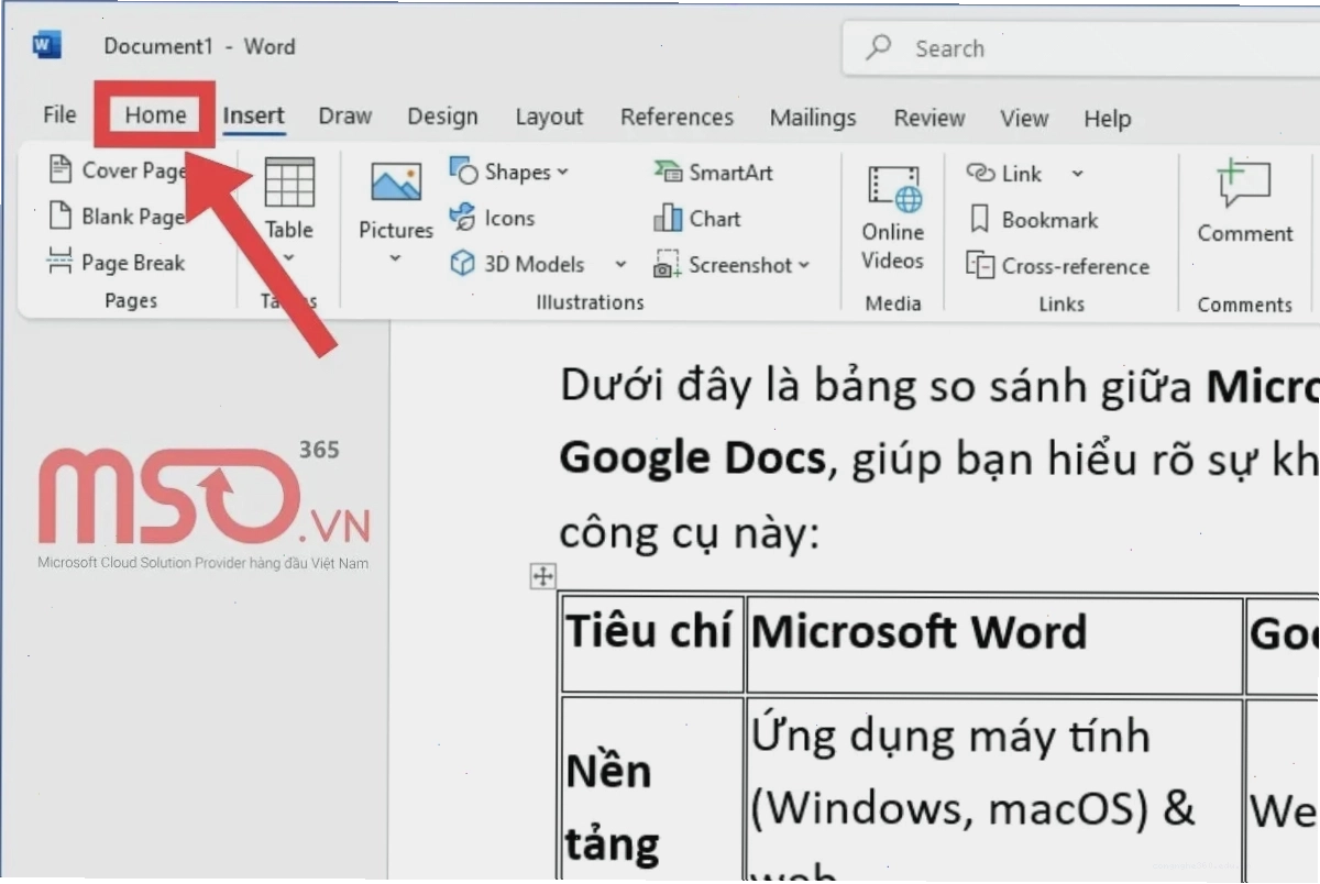 Bảng trong Word bị nhảy trang là lỗi gì?