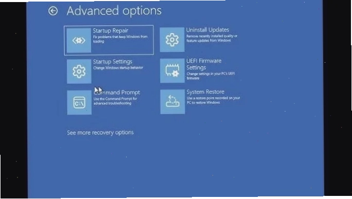 Built-in Windows 10 Repair Tools