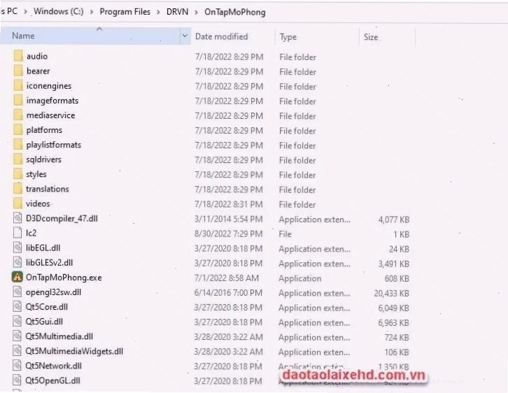 Bước 3 Coppy 3 file vừa giải nén vào thư mục cài