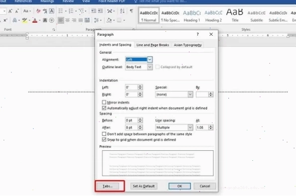 Cách bỏ Tab dấu chấm trong Word B2
