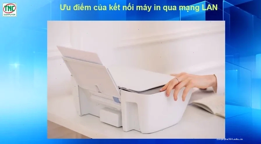 cách cài máy in mạng lan