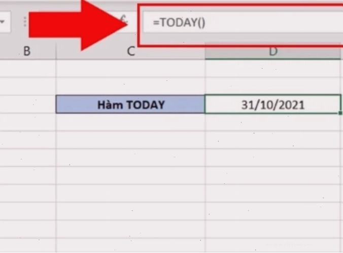 Cách chỉnh ngày tháng trong Excel bằng hàm