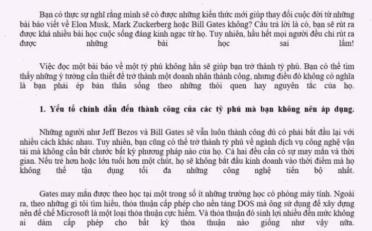 Cách sửa lỗi dính chữ trong Word 2010