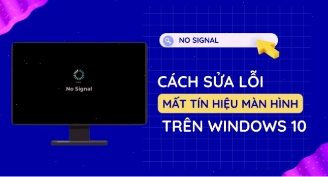 Cách sửa lỗi no signal bằng cách kiểm tra cáp kết nối