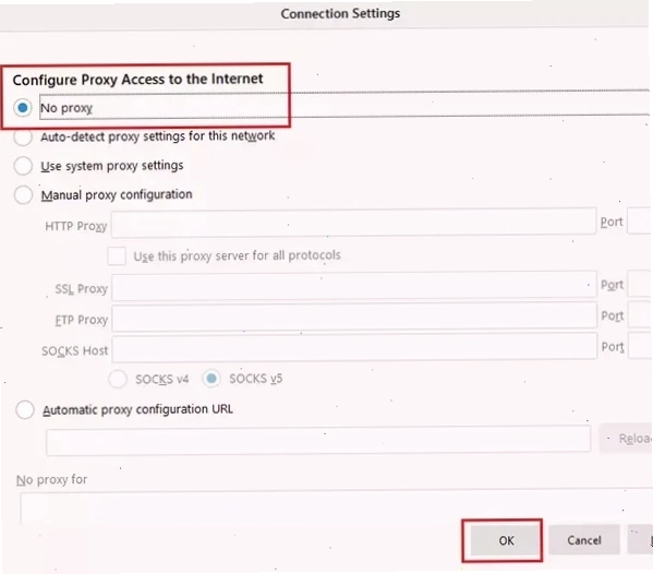Cách sửa lỗi proxy google chrome bằng cách thay đổi cài đặt mạng