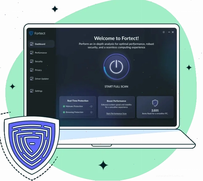 Fortect icon hỗ trợ sửa lỗi hệ thống Win 10