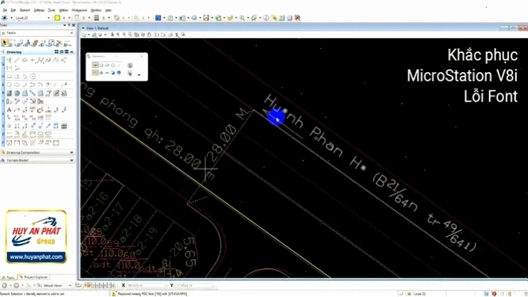 Giải nén bộ font MicroStation V8i