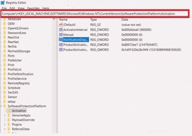 Giao diện CMD để sửa lỗi Active Windows 10
