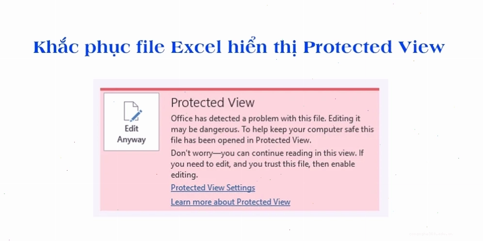 Giao diện Excel 2016 với tùy chọn Trust Center