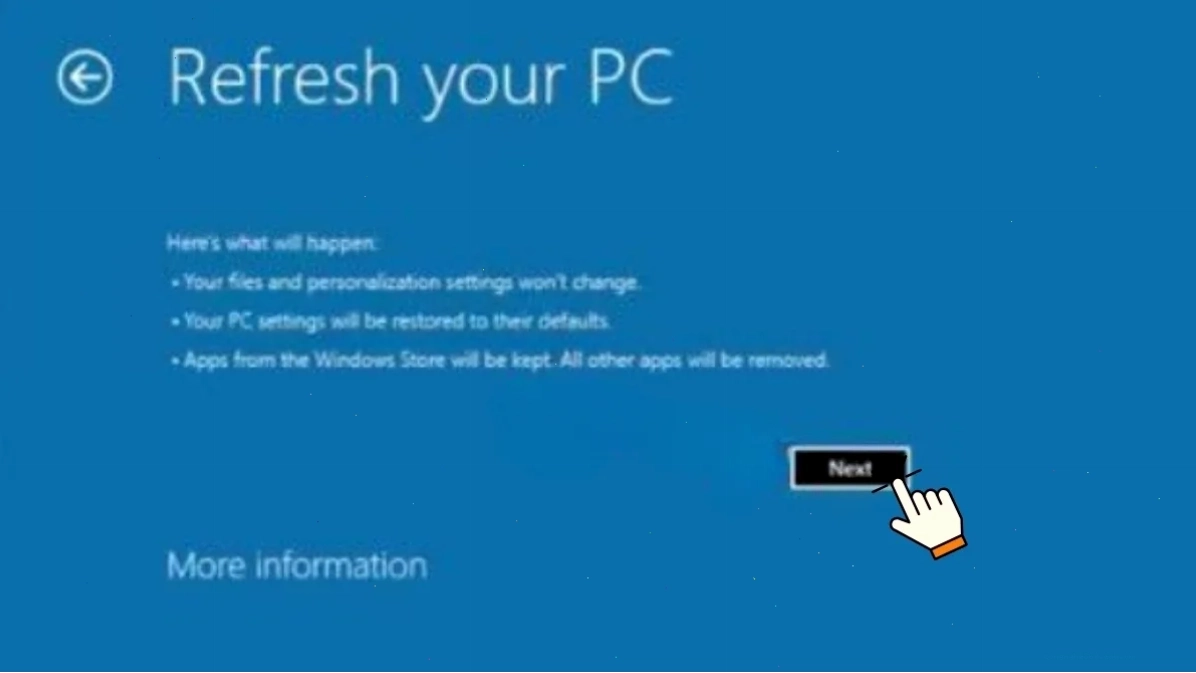 Giao diện System Restore trong Windows