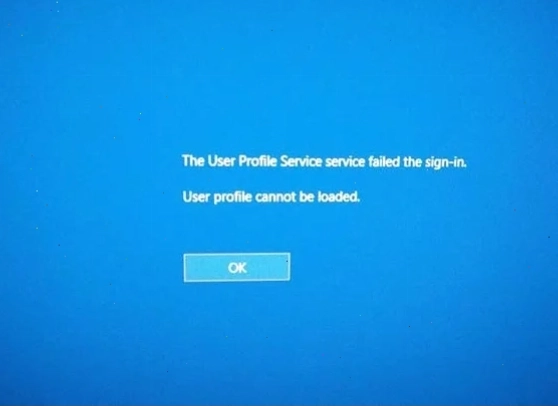 Giao diện Windows Recovery Environment để khắc phục lỗi user profile cannot be loaded Win 11