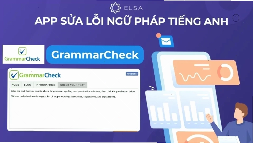 GrammarCheck cung cấp dịch vụ sửa lỗi ngữ pháp miễn phí