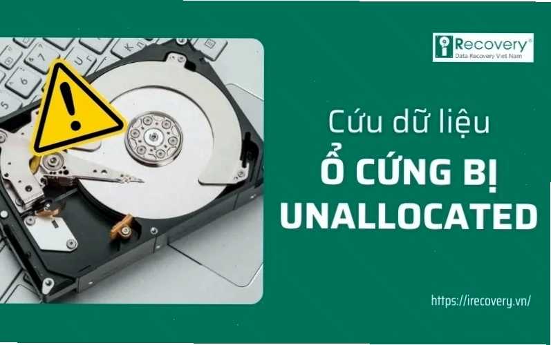 Hình ảnh minh họa ổ cứng bị unallocated