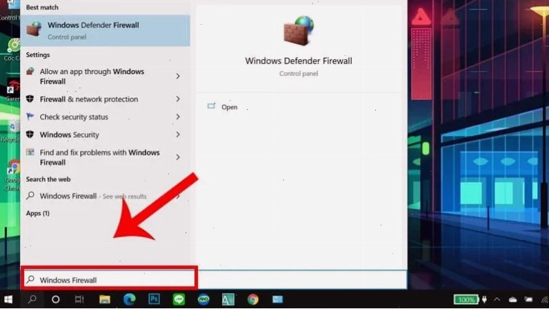 Hướng dẫn tắt tường lửa Windows tạm thời để khắc phục lỗi không vào được Roblox