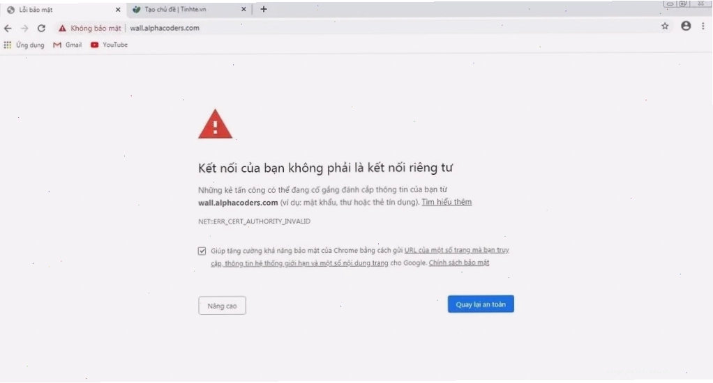 Khắc phục lỗi kết nối riêng tư trên Android
