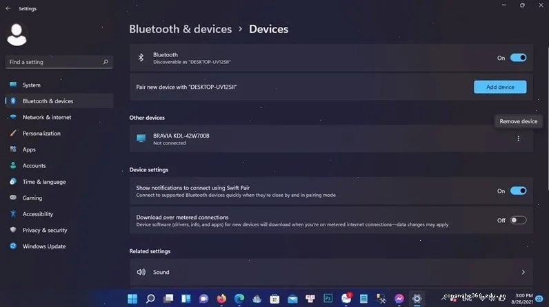 Khắc phục lỗi mất Bluetooth trên Windows 11