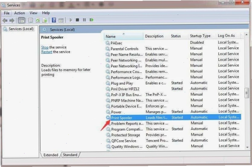 Khởi động lại dịch vụ Printer Spooler để sửa lỗi Windows cannot connect to the printer