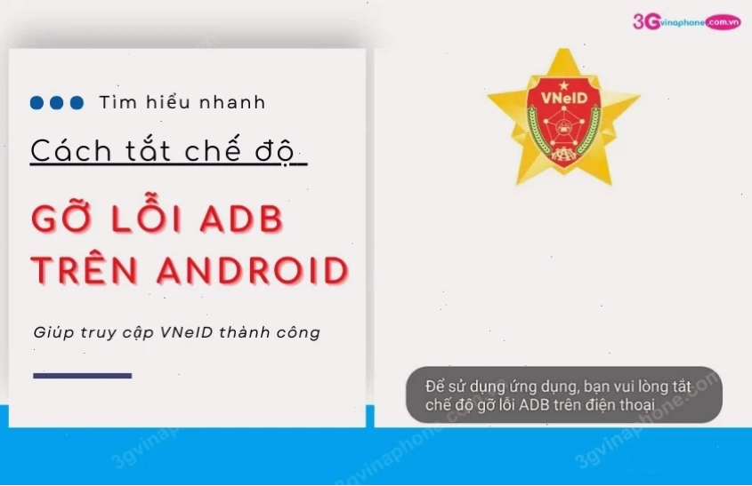 Kích hoạt tùy chọn nhà phát triển để tắt chế độ gỡ lỗi ADB