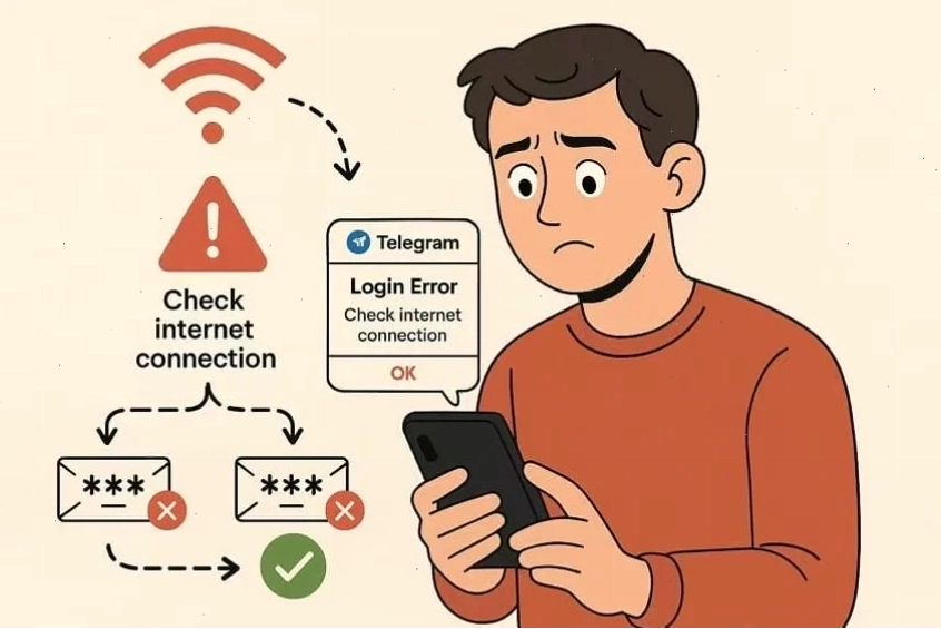 Kiểm tra kết nối mạng Internet khi gặp lỗi Telegram