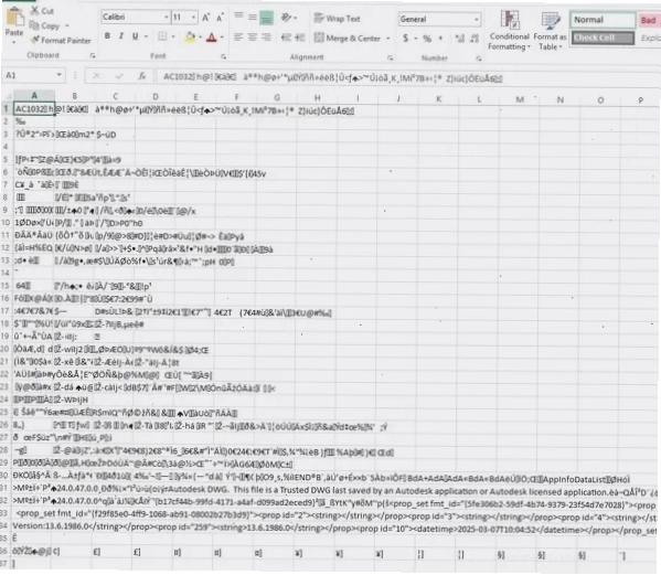 Kiểm tra mã hóa file Excel để sửa lỗi