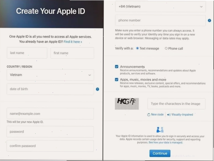 Liên hệ Apple Support sửa lỗi quá 3 lần tạo tài khoản icloud