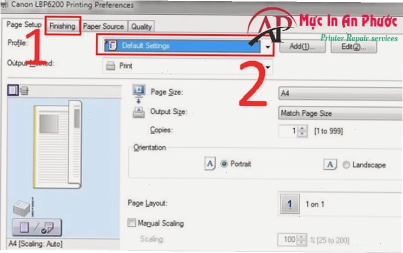Lỗi máy in chỉ in được một tờ