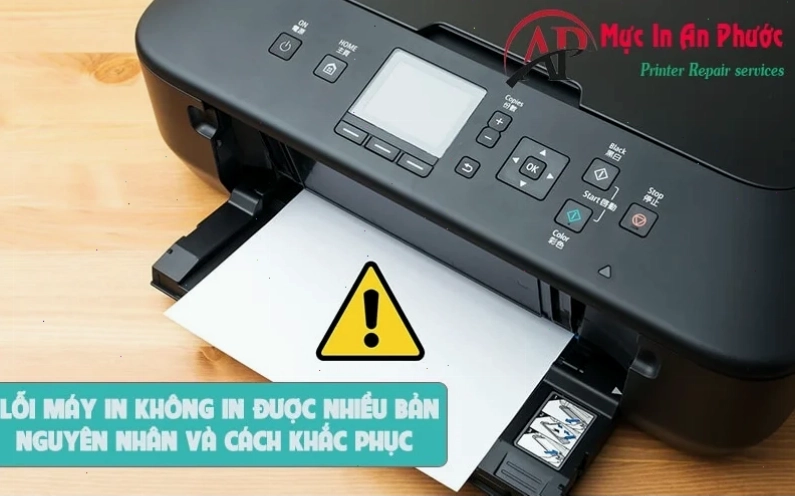 Lỗi máy in không in được nhiều bản