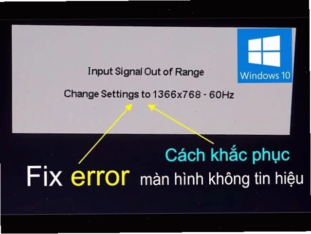 Lỗi out of range Win 10 và cách khắc phục bằng cài đặt hệ thống