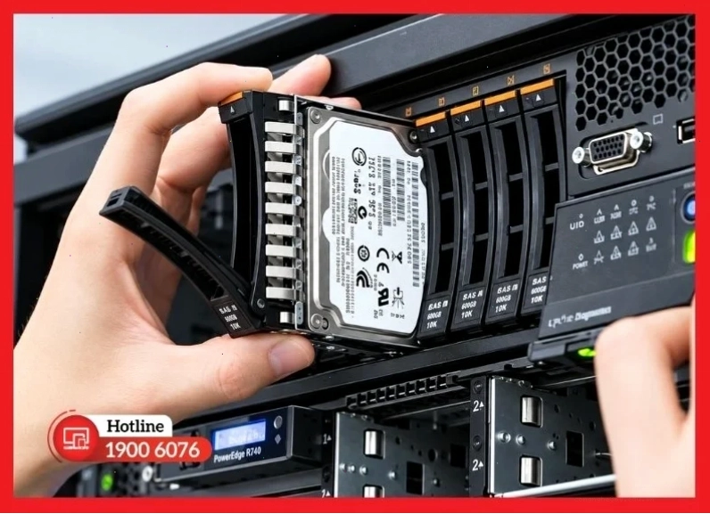 Lỗi server không nhận ổ cứng là biểu hiện của sự cố RAID