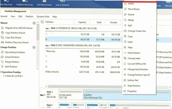 Macrorit Disk Partition hướng dẫn tạo phân vùng mới