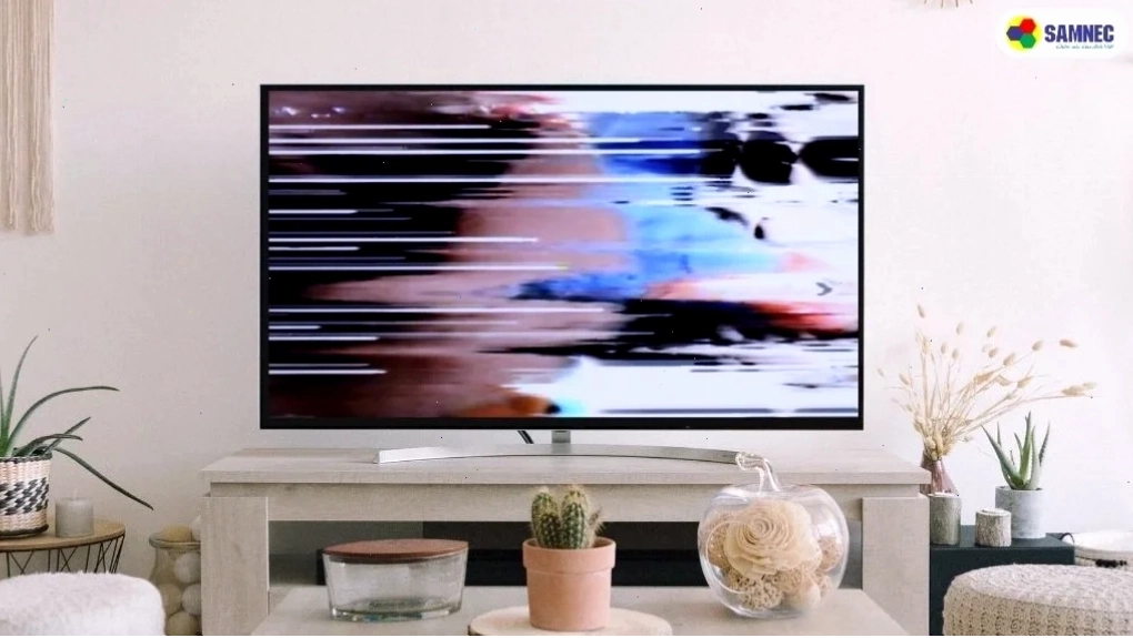 Màn hình tivi Sony xuất hiện sọc ngang, sọc dọc do lỗi cáp
