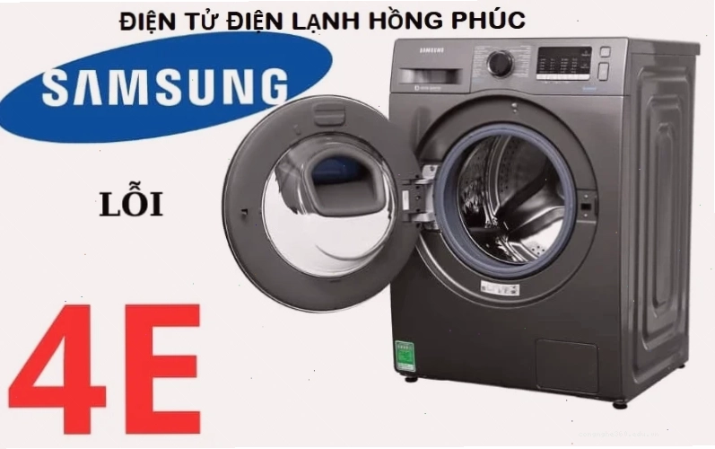 máy giặt Samsung báo lỗi 4e