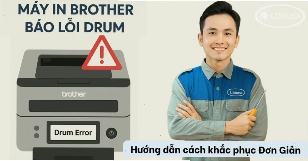 Máy In Brother Báo Lỗi Drum Hướng Dẫn Khắc Phục Chi Tiết