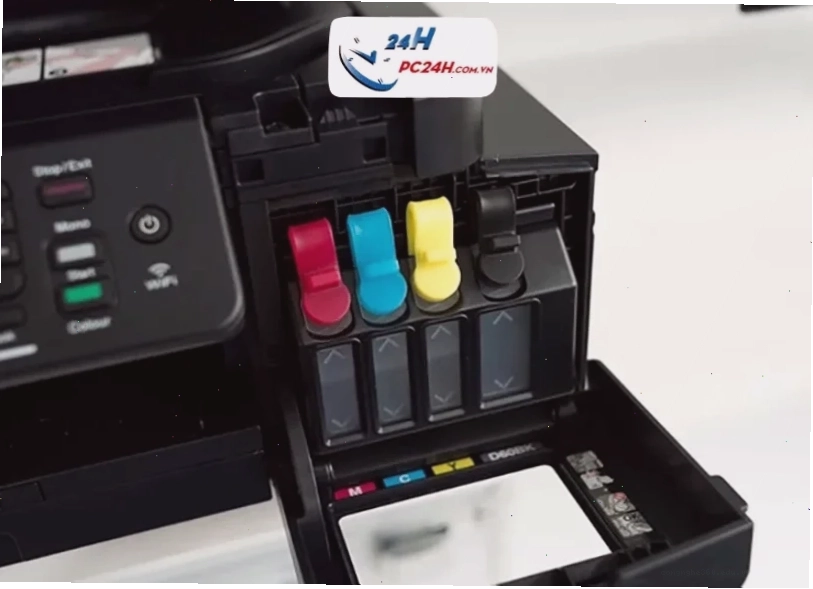 Máy in Brother báo lỗi toner do hết mực