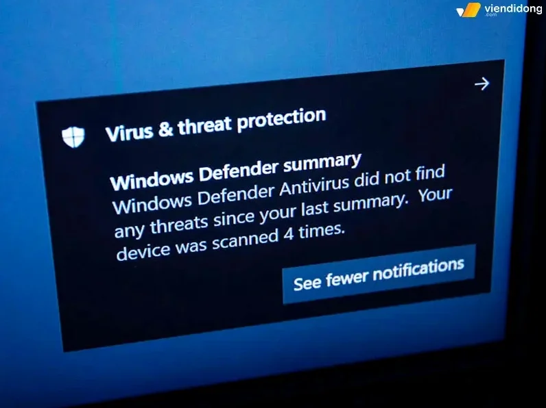 Máy tính nhiễm virus khiến không mở được ứng dụng