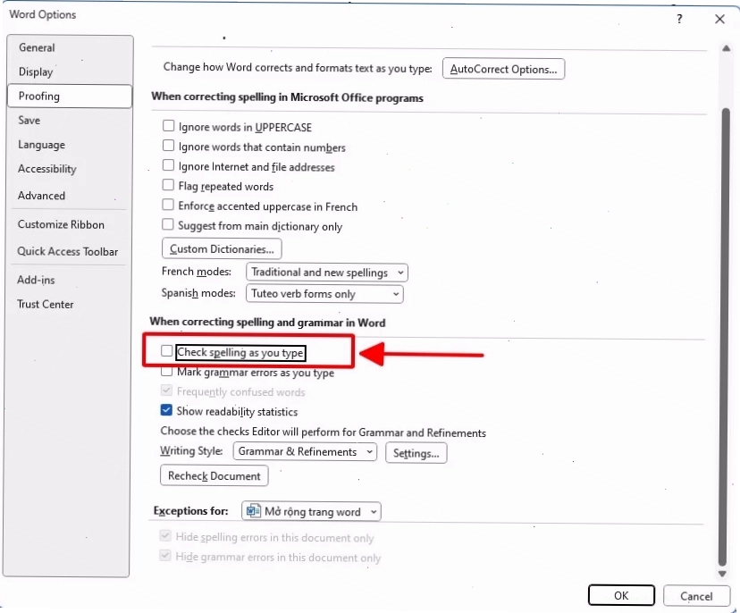Minh họa lỗi chữ bị tách đôi trong PowerPoint