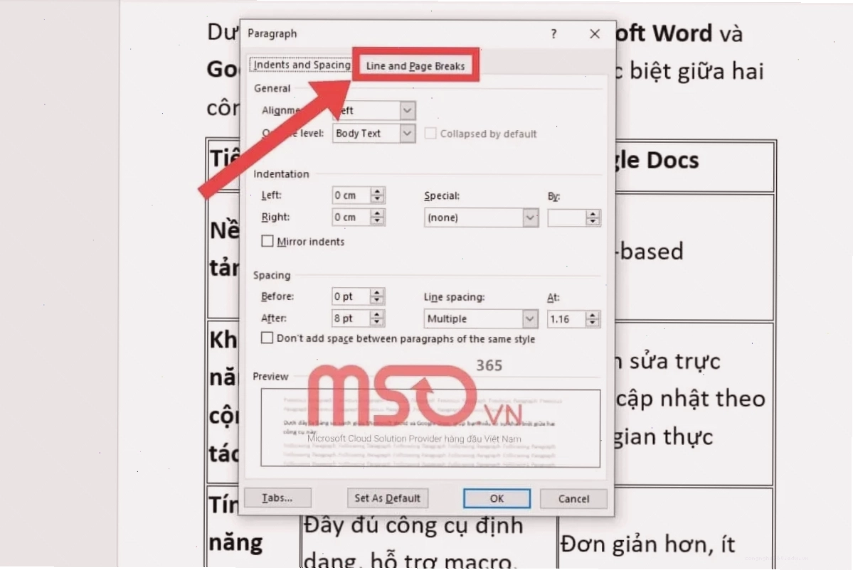 Nguyên nhân dẫn đến lỗi bảng trong Word bị nhảy trang