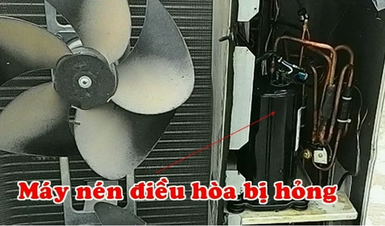 Nguyên nhân điều hòa Daikin lỗi L5 do hỏng cục nóng