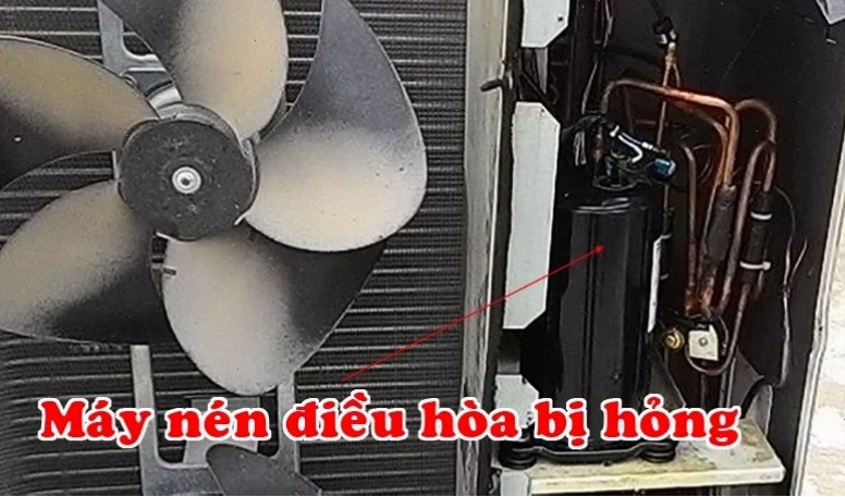 Nguyên nhân điều hòa Daikin lỗi L5 do hỏng cục nóng