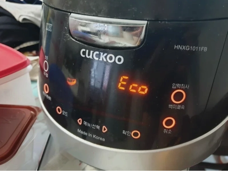 Nồi cơm điện Cuckoo xuất hiện mã lỗi Eco