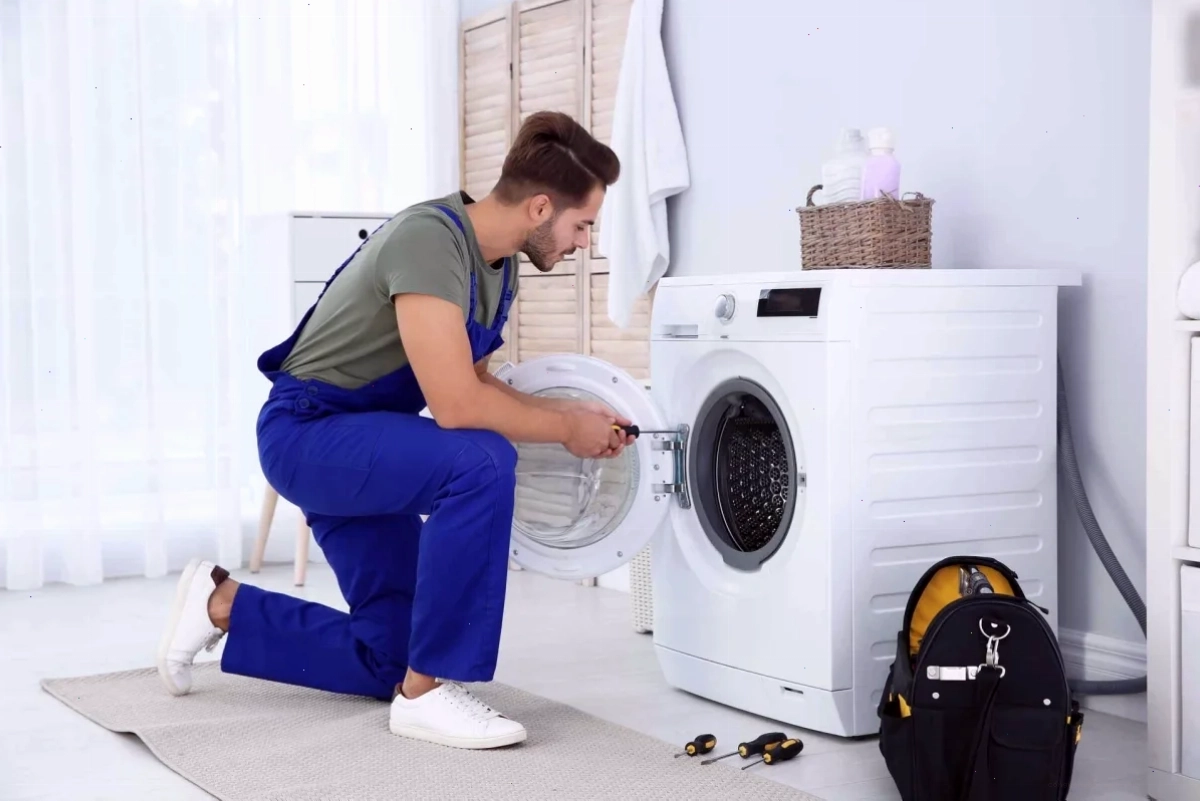 Ổ cắm điện riêng cho máy giặt