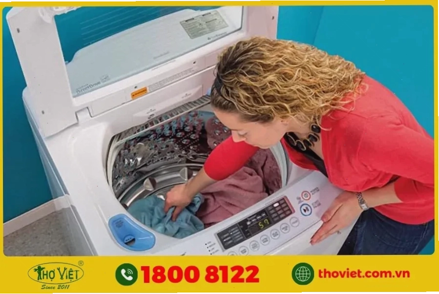 Quần áo không phân bổ đồng đều khi sử dụng máy giặt Toshiba
