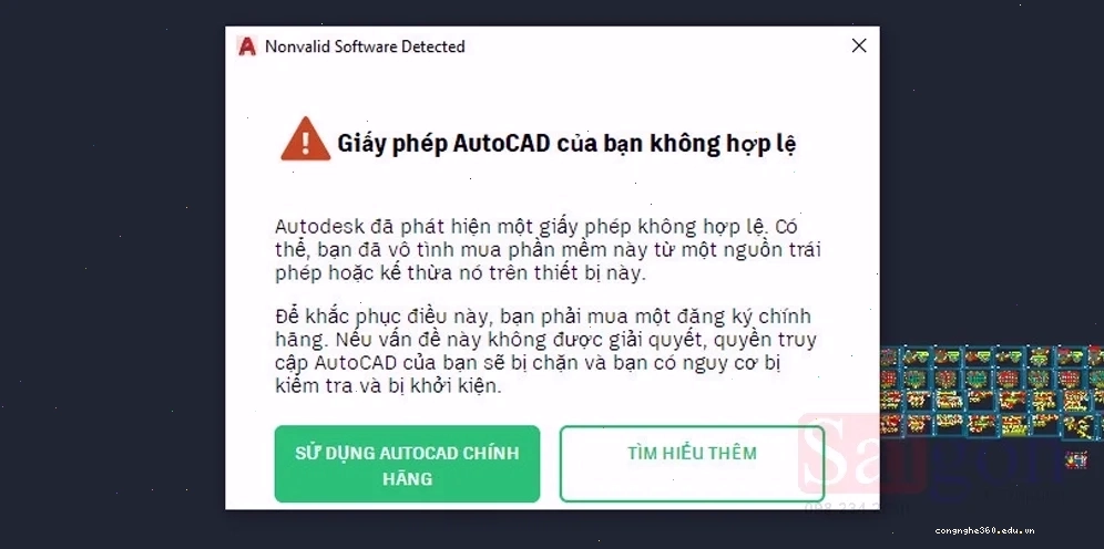 Quy trình cài đặt lại AutoCAD để khắc phục lỗi bản quyền