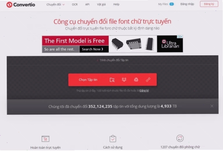 Quy trình chuyển đổi font chữ online đơn giản